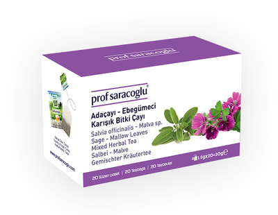 profsaracoglu - Adaçayı & Ebegümeci Karışık Bitki Çayı 20'li