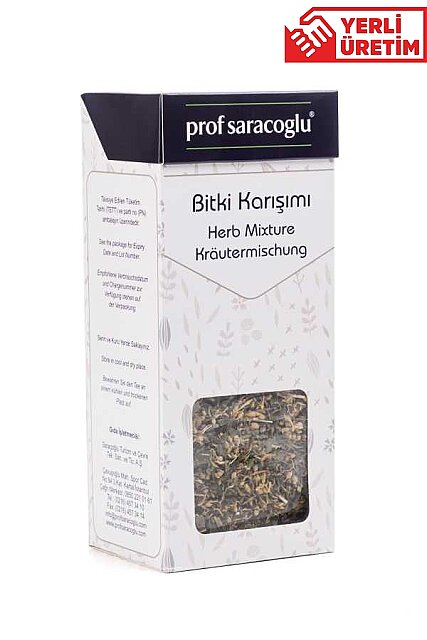 Prof Saracoglu Adaçayı & Yabani Kekik & Kırk Kilit Otu Doğal Bitki Karışımı 40 g (1)