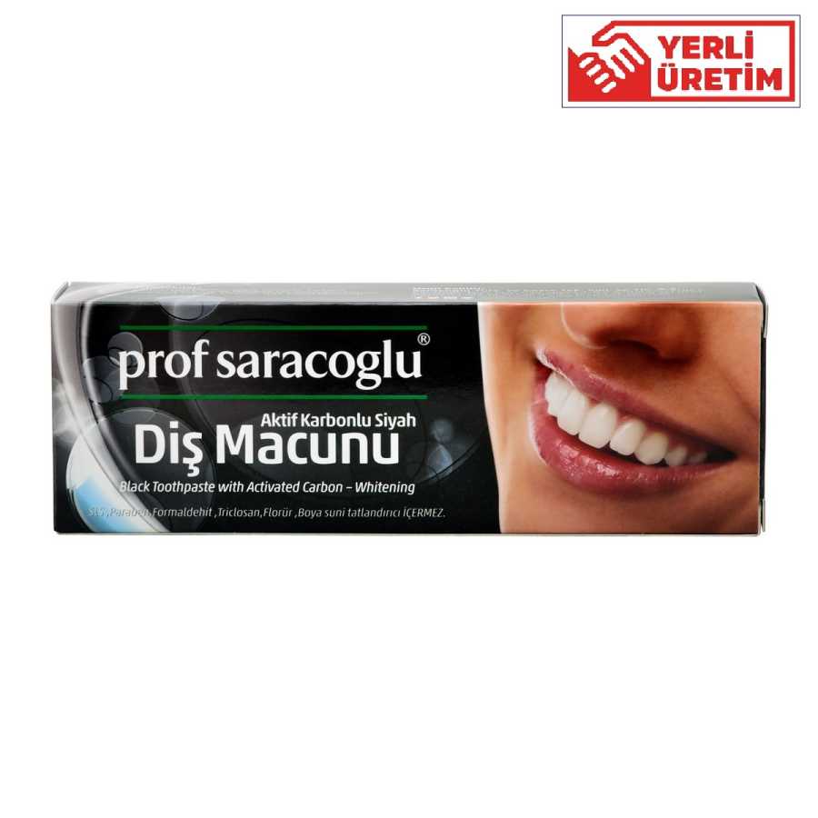 profsaracoglu - Aktif Karbonlu Diş Macunu