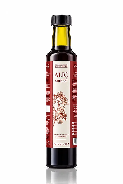 Prof Saracoglu %100 Alıç Sirkesi 250 ml - Doğal Fermente (1)