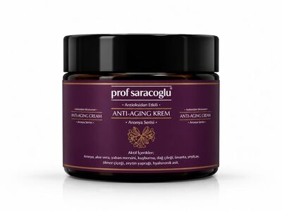 profsaracoglu - Prof Saracoglu Aronya Anti Aging Krem 50 ml - Antioksidan Etkili - Cilt Sıkılaştırıcı