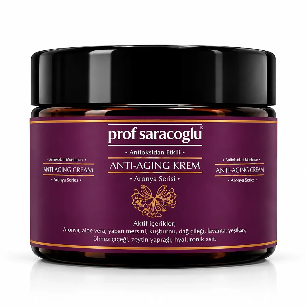 Aronya Anti Aging Krem 50 ml - Doğal Antioksidan Etkili - Cildin Sıkılaşmasını Destekler - 1