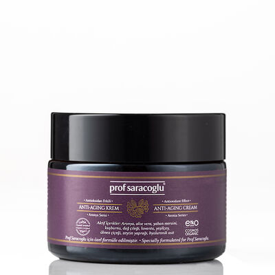profsaracoglu - Aronya Anti Aging Krem 50 mL.<br> Organik Sertifikalı