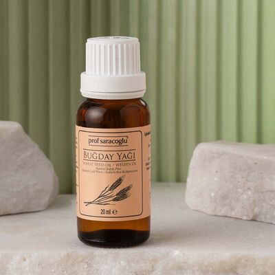 profsaracoglu - Soğuk Sıkım Buğday Yağı 20 mL
