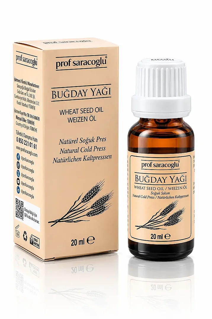 Prof Saracoglu Soğuk Sıkım Buğday Yağı 20 ml - 2
