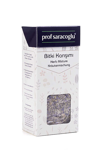 Prof Saracoglu Civanperçemi & Karabaş Otu & Biberiye Doğal Bitki Karışımı 100 g (1)