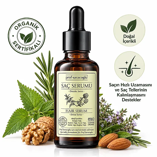 Prof Saracoglu Detoks Organik Saç Serumu 30 ml (2)