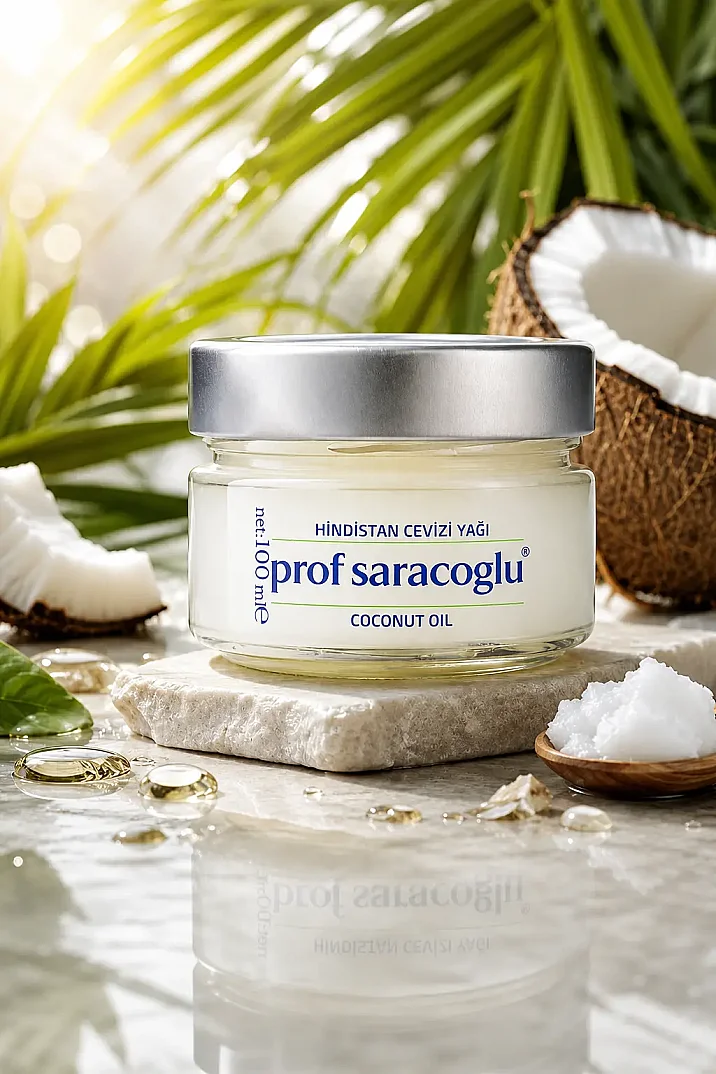 Prof Saracoglu Soğuk Sıkım Hindistan Cevizi Yağı 100 ml - 1