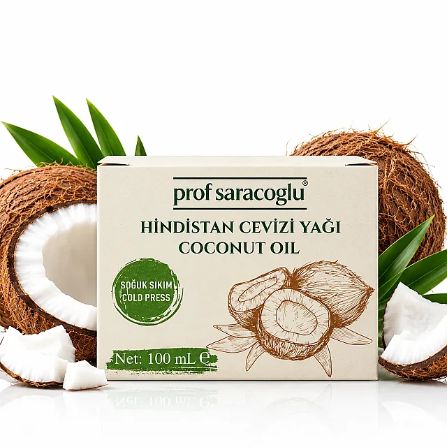 Prof Saracoglu Soğuk Sıkım Hindistan Cevizi Yağı 100 ml (2)