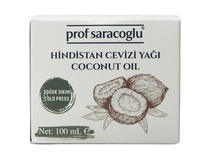 profsaracoglu - Soğuk Sıkım Hindistan Cevizi Yağı 100 mL