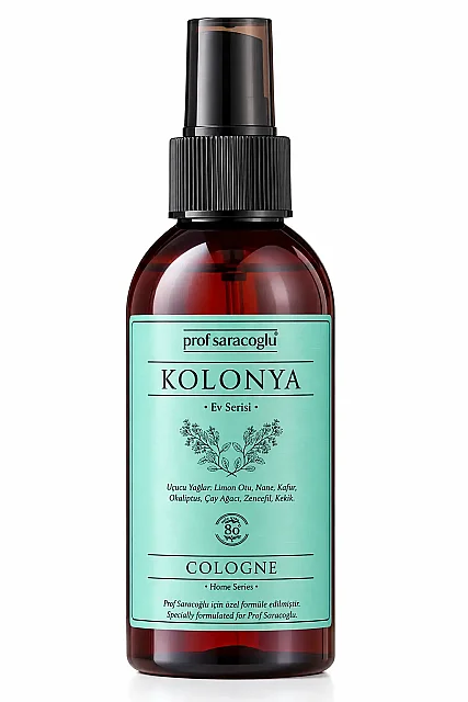 Prof Saracoglu Kolonya 150 ml (Limon Otu, Nane, Kafur, Okaliptus, Çay Ağacı, Zencefil, Kekik) (1)