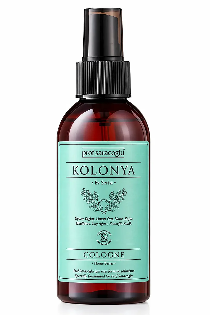 Prof Saracoglu Kolonya 150 ml (Limon Otu, Nane, Kafur, Okaliptus, Çay Ağacı, Zencefil, Kekik) - 1