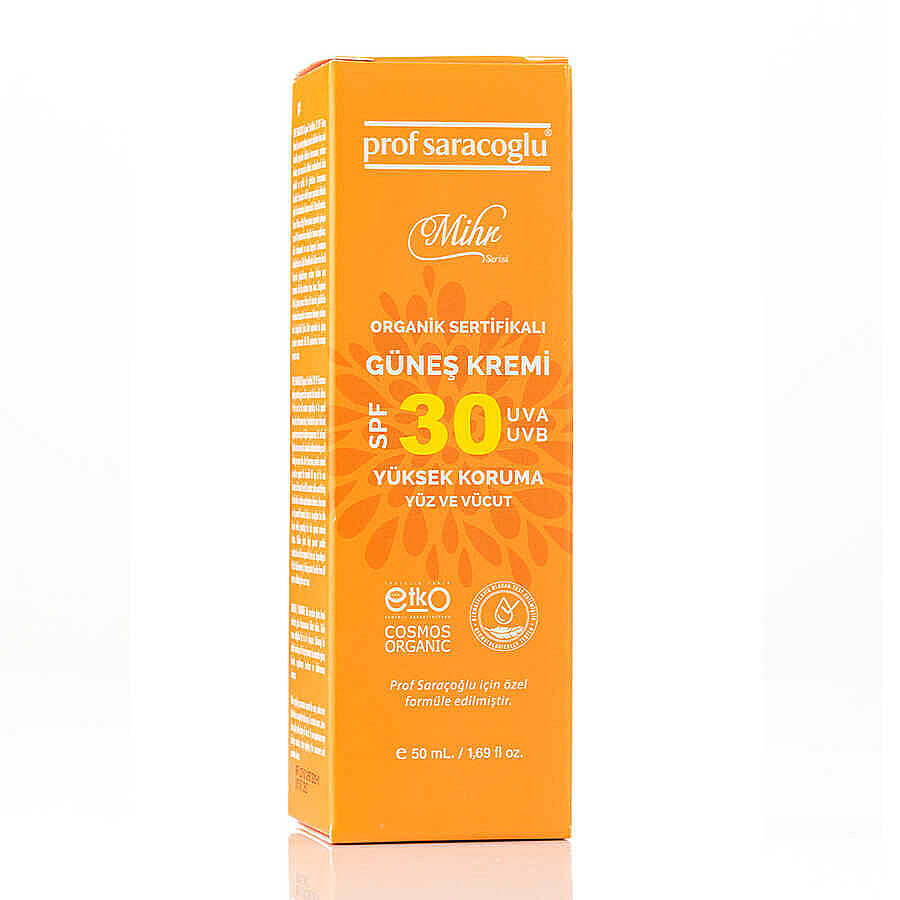 Prof Saracoglu Mihr Organik Güneş Kremi Spf30 50 ml - 3