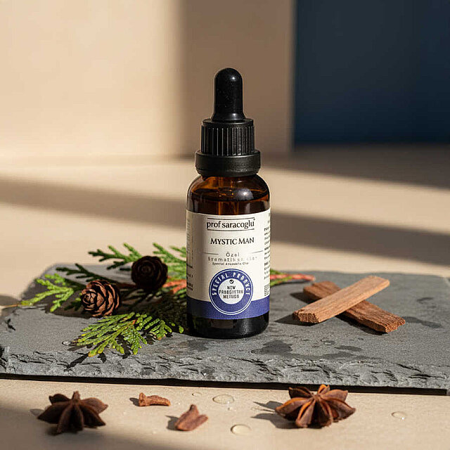 Prof Saracoglu Mystic Man Saç & Sakal Karışım Yağı 30 ml (1)
