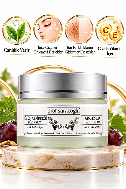 Prof Saracoglu Üzüm Çekirdeği Yüz Kremi 50 ml (2)