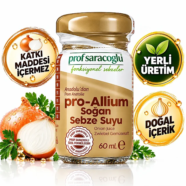 Prof Saracoglu Pro-Allium Soğan Sebze Suyu (5 adet x 60 ml) (2)