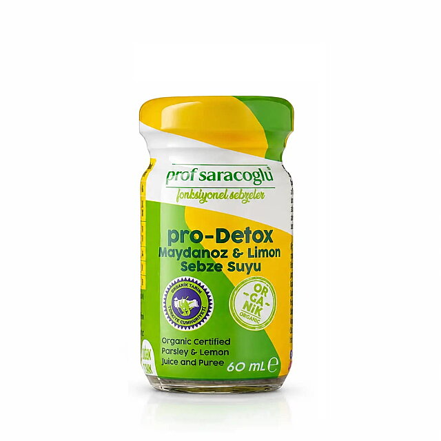 Prof Saracoglu Pro-Detox Organik Maydanoz & Limon Shot 300 ml (1)