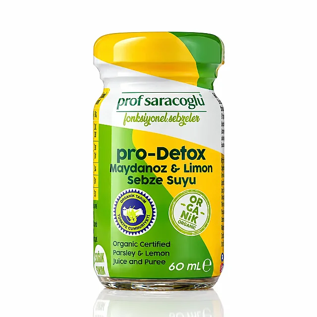 Prof Saracoglu Pro-Detox Organik Maydanoz & Limon Shot 300 ml (1)