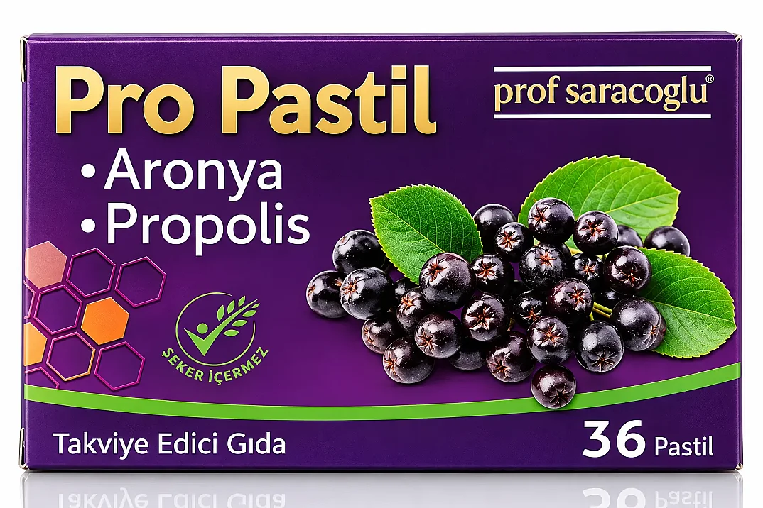 Prof Saracoglu Pro Pastil Aronya & Propolis Takviye Edici Gıda 36'lı - 2