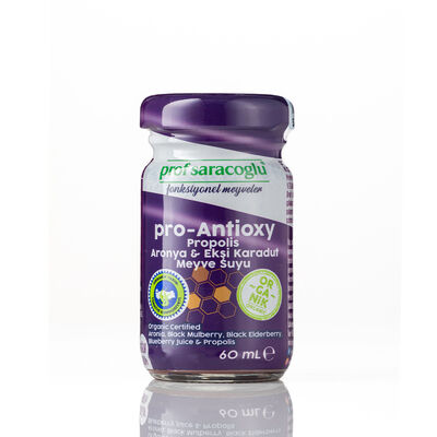 profsaracoglu - Prof Saracoglu Organik Pro-Antioxy Propolis-Aronya-Ekşi Karadut Shot 5 li (1)