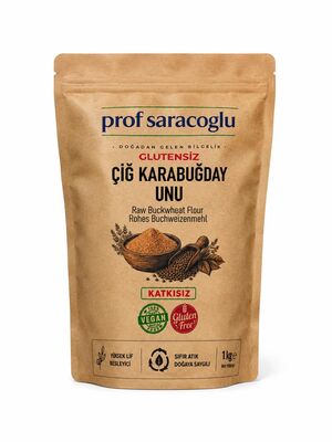 profsaracoglu - Prof Saraçoğlu Glutensiz Çiğ Karabuğday Unu 1 kg (1)