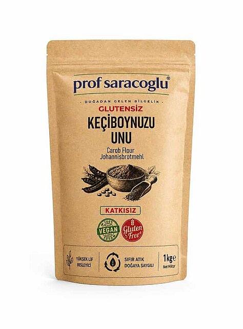 Prof Saracoglu Glutensiz Keçiboynuzu Unu 1 kg (1)