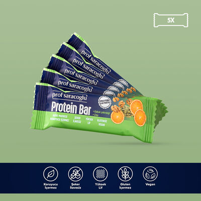 profsaracoglu - Protein Bar Kabak Çekirdeği İçeren 5 Adetlik Atıştırmalık Paket