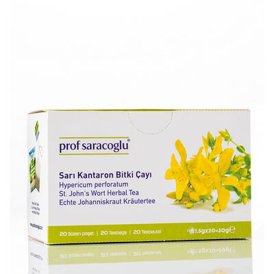 profsaracoglu - Prof Saracoglu Sarı Kantaron Bitki Çayı 20'li 