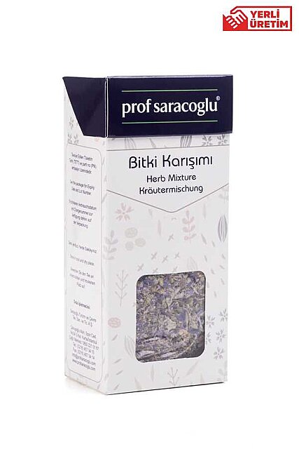 Prof Saracoglu Sinirli Ot & Yasemin & Zeytin Yaprağı Doğal Bitki Karışımı 70 g (1)