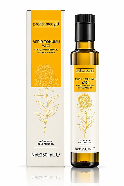 Prof Saracoglu Soğuk Pres %100 Aspir Tohumu Yağı 250 ml - Doğal ve Katkısız (2)