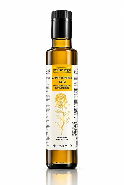 Prof Saracoglu Soğuk Pres %100 Aspir Tohumu Yağı 250 ml - Doğal ve Katkısız (1)