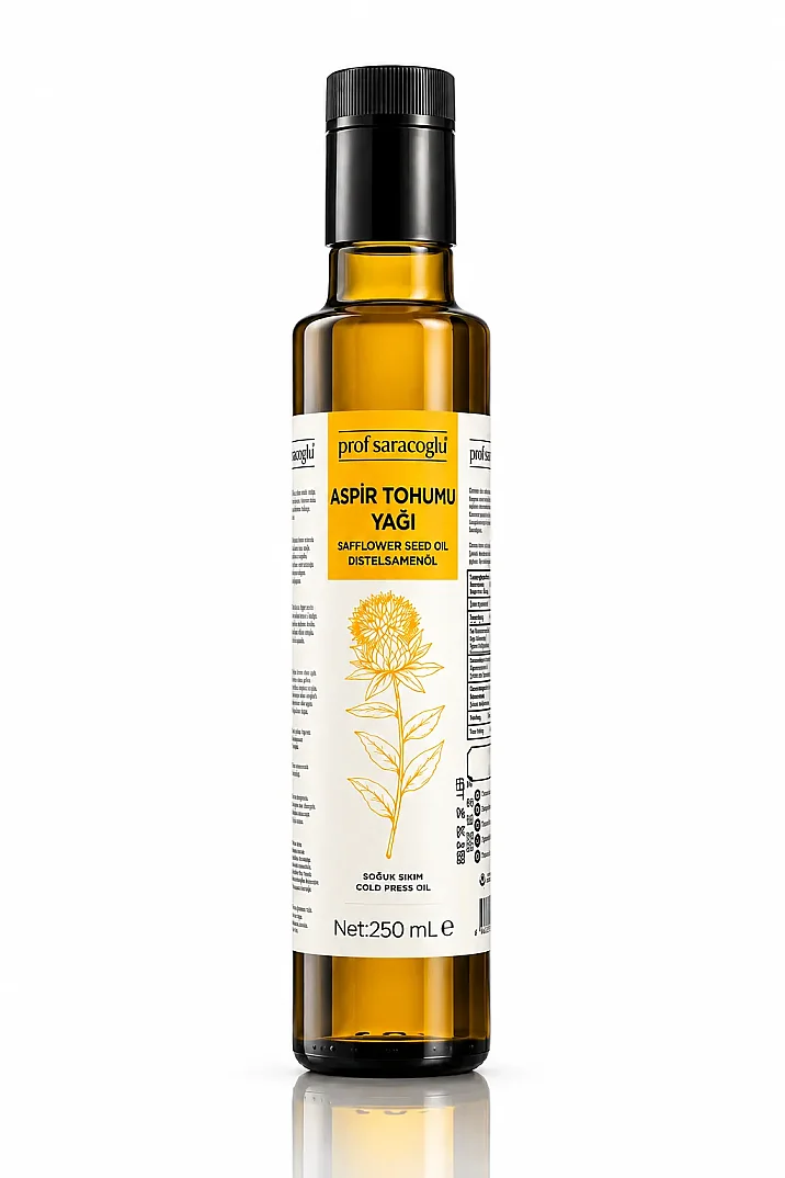 Prof Saracoglu Soğuk Pres %100 Aspir Tohumu Yağı 250 ml - Doğal ve Katkısız - 1