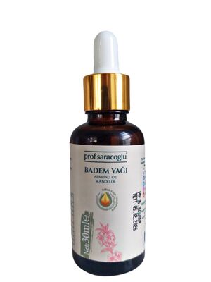 profsaracoglu - Prof Saracoglu Soğuk Sıkım Badem Yağı 30 ml (1)