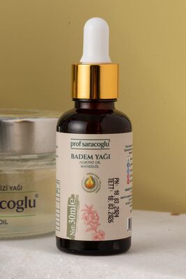profsaracoglu - Soğuk Sıkım Badem Yağı 30 mL