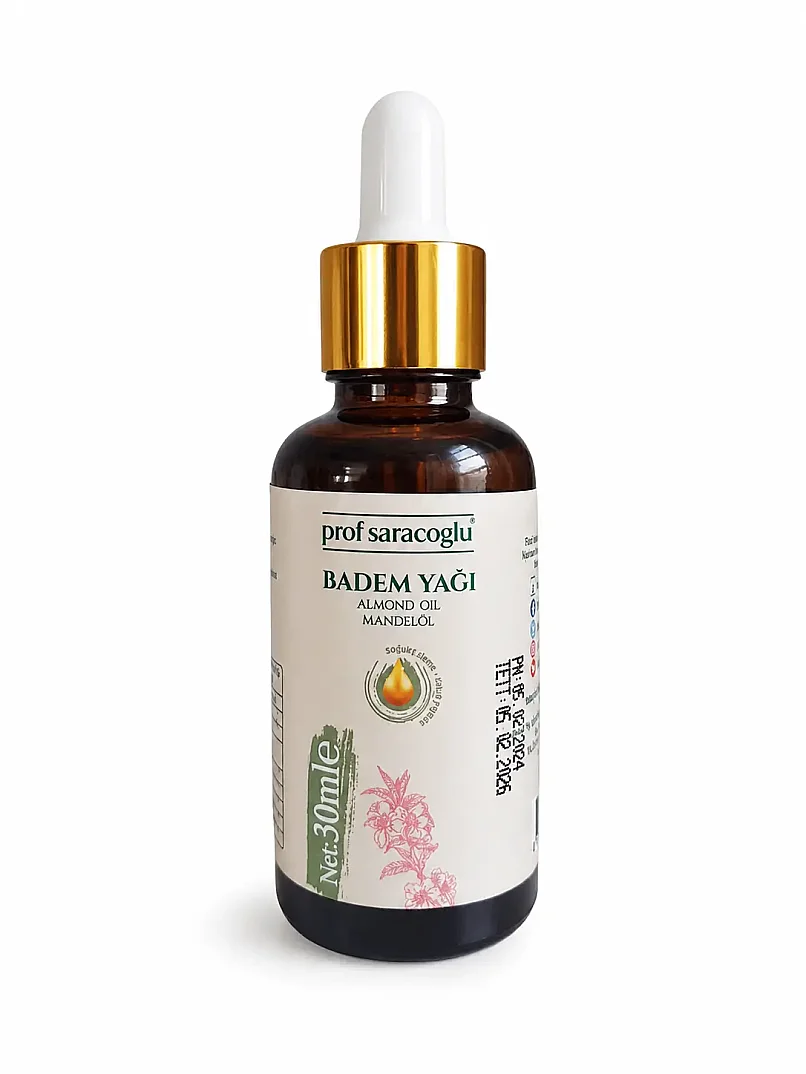 Prof Saracoglu Soğuk Sıkım Badem Yağı 30 ml - 1