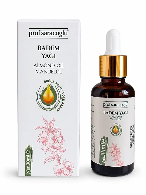 Prof Saracoglu Soğuk Sıkım Badem Yağı 30 ml (2)