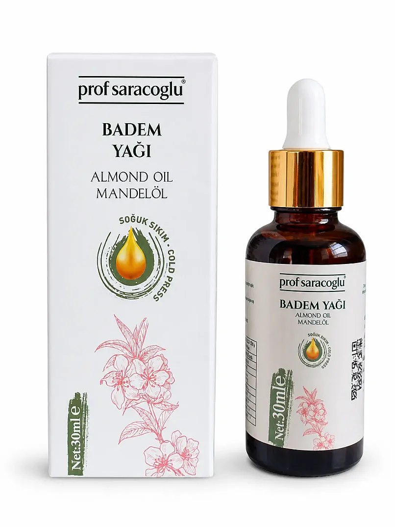 Prof Saracoglu Soğuk Sıkım Badem Yağı 30 ml - 2