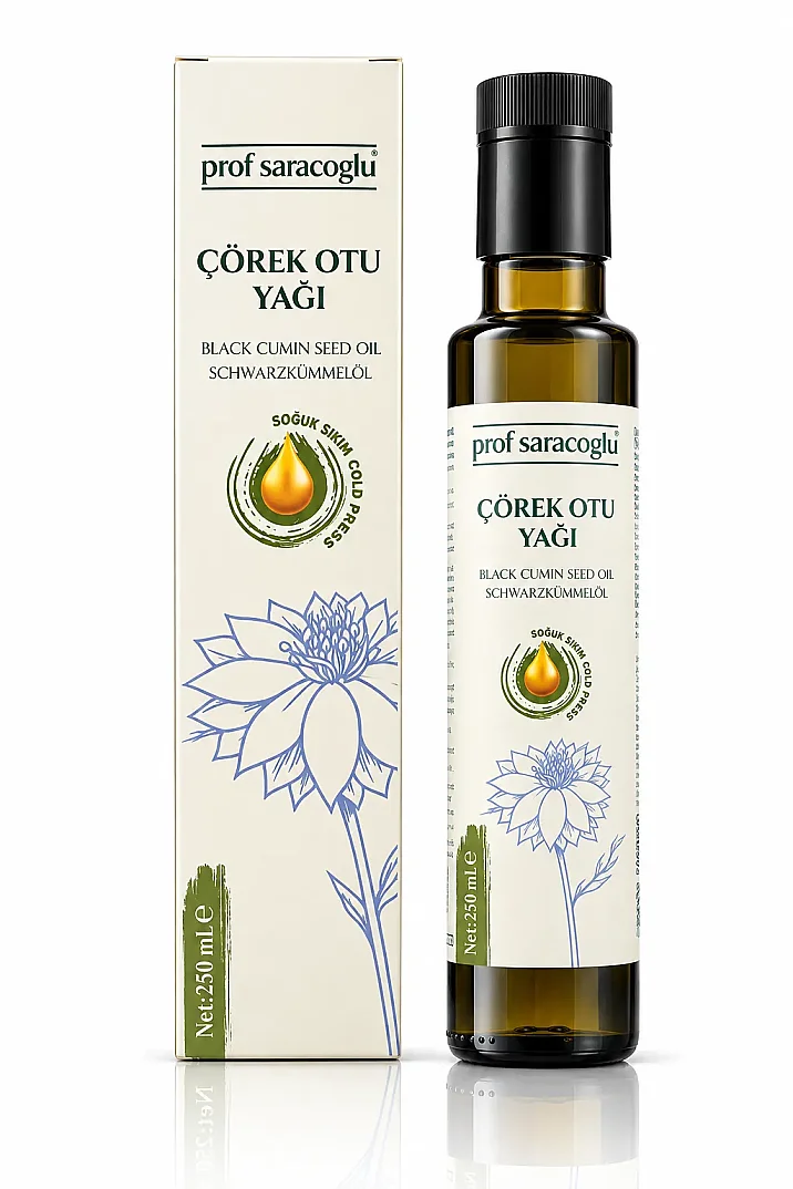 Prof Saracoglu Soğuk Sıkım Çörekotu Yağı 250 ml - 2