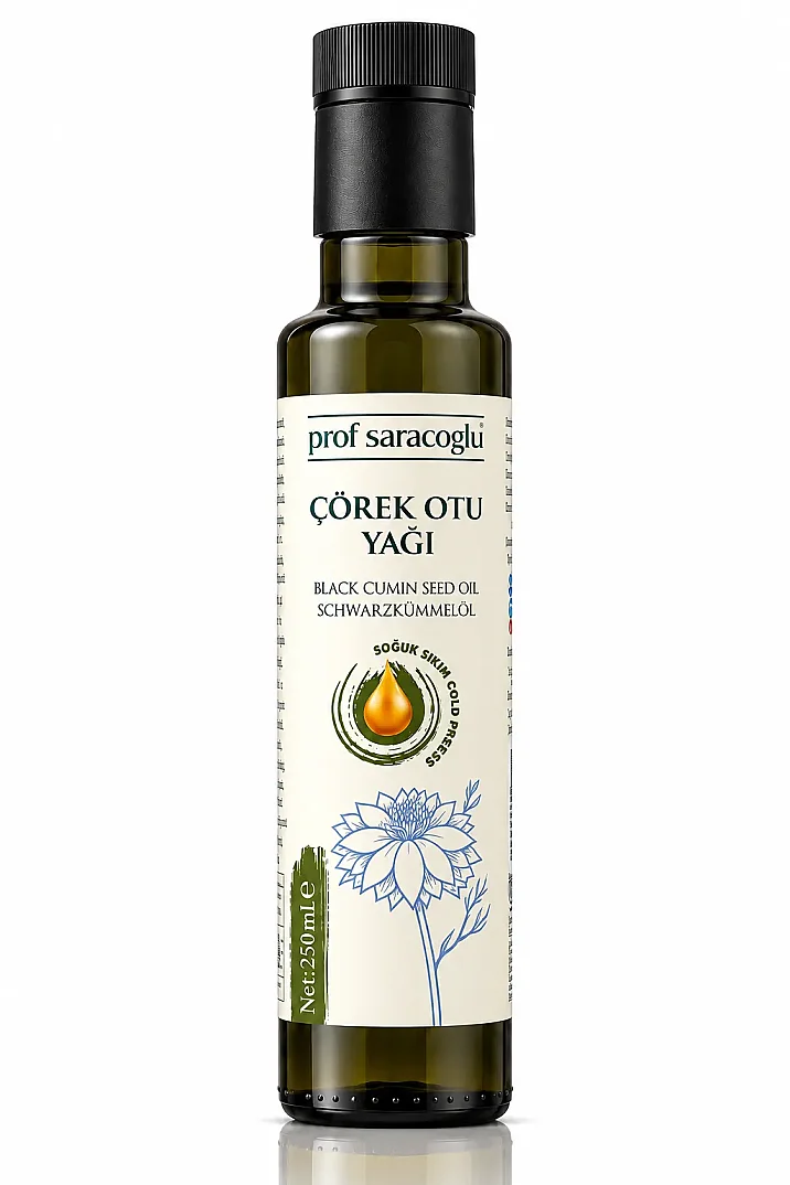 Prof Saracoglu Soğuk Sıkım Çörekotu Yağı 250 ml - 1