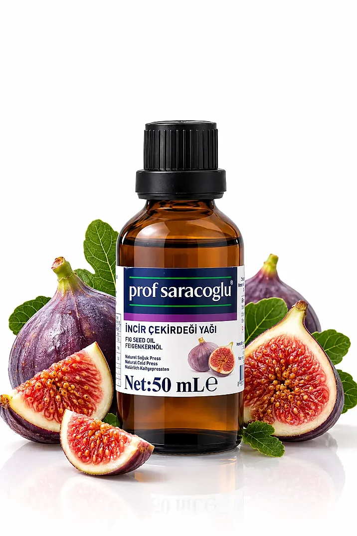 Prof Saracoglu Soğuk Sıkım İncir Çekirdeği Yağı 50 ml - 1