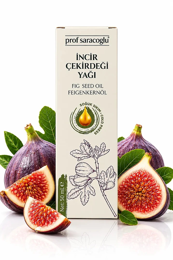 Prof Saracoglu Soğuk Sıkım İncir Çekirdeği Yağı 50 ml - 2