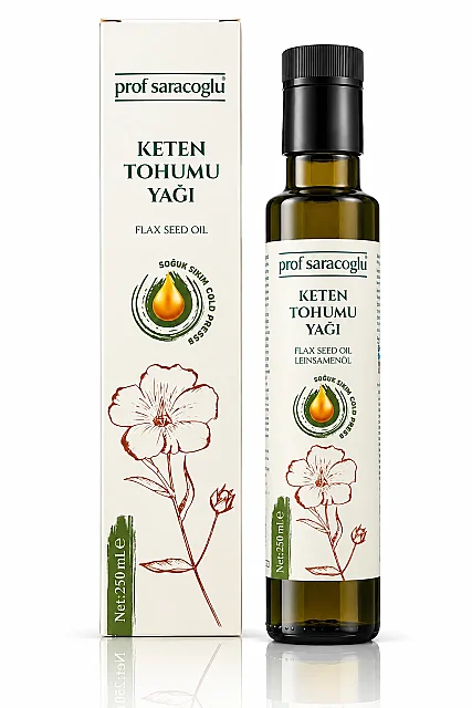 Prof Saracoglu Soğuk Sıkım Keten Tohumu Yağı 250 ml (2)