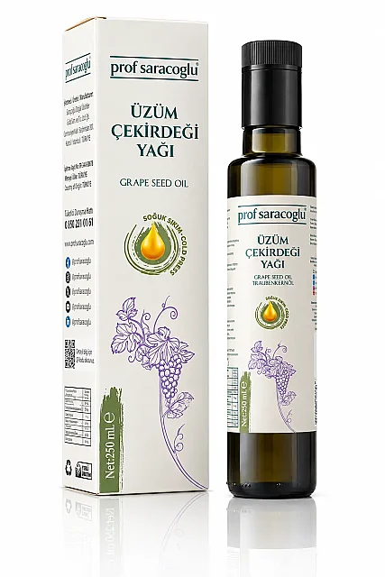 Prof Saracoglu Soğuk Sıkım Üzüm Çekirdeği Yağı 250 ml (2)