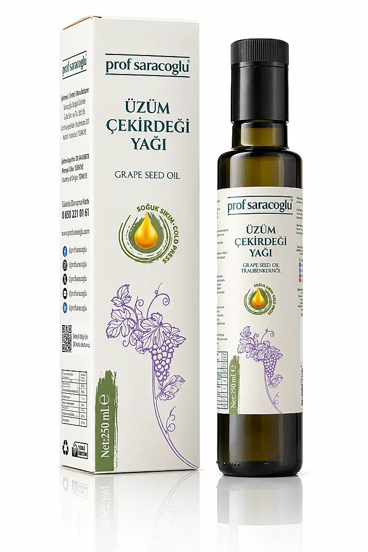 Prof Saracoglu Soğuk Sıkım Üzüm Çekirdeği Yağı 250 ml - 2