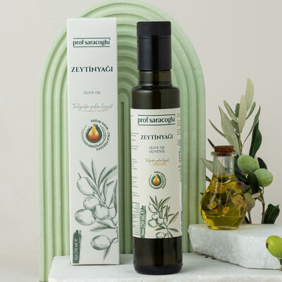 profsaracoglu - Soğuk Sıkım Zeytinyağı 250 mL