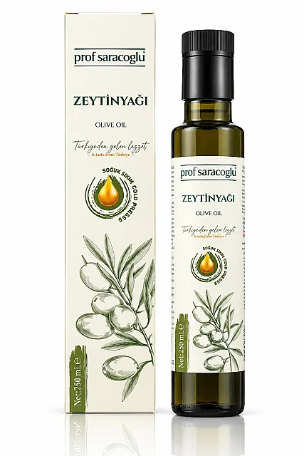 Prof Saracoglu Soğuk Sıkım %100 Zeytinyağı Doğal 250 ml - Natürel (2)