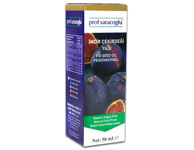 profsaracoglu - Soğuk Sıkım İncir Çekirdeği Yağı 50 mL