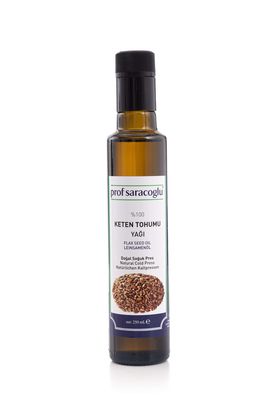 profsaracoglu - Soğuk Sıkım Keten Tohumu Yağı 250 mL