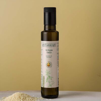 profsaracoglu - Soğuk Sıkım Susam Yağı 250 mL